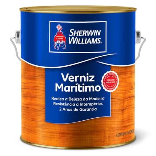 Verniz Marítimo Brilhante Incolor Sherwin Williams 3,6L - Imagem principal - a6cfac92-15ef-4aee-bcc5-9b161af34a9f