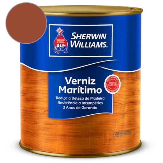 Verniz Marítimo Brilhante Mogno Sherwin Williams 0,9L - Imagem principal - ee1ac36a-acd8-49a0-999f-375056b382e3