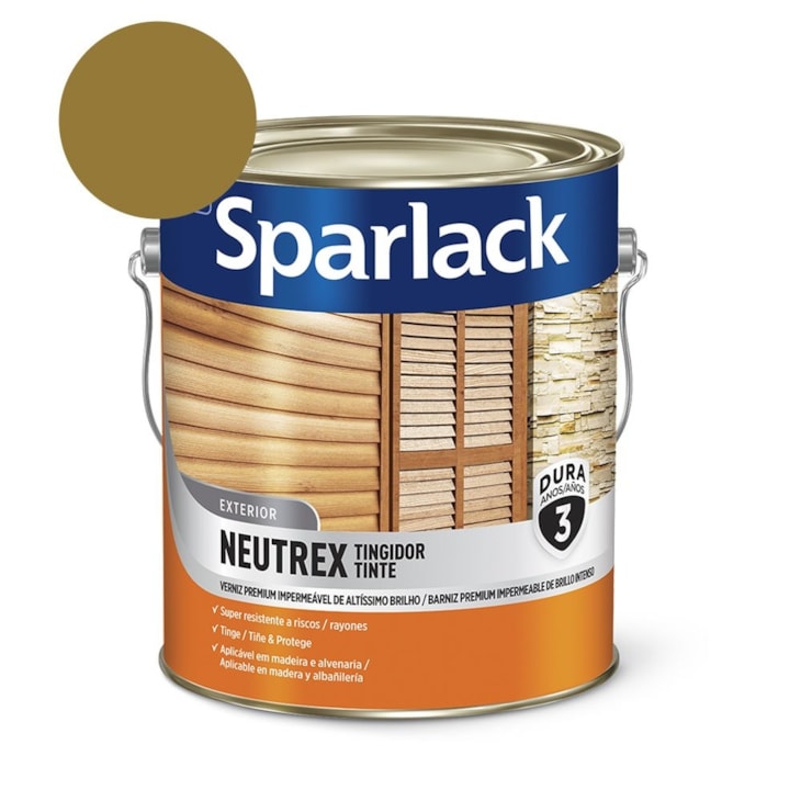 Verniz Neutrex Brilhante Imbuia Sparlack Coral 3.6L