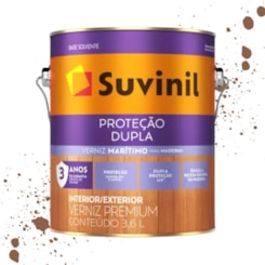 Verniz Proteção Dupla Fosco Natural Suvinil 3,6L