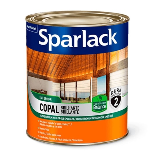 Verniz Sparlack Copal Brilhante Transparente Balance 225Ml Coral - Imagem principal - ee4b41be-609d-4883-acd9-5c0de61be182