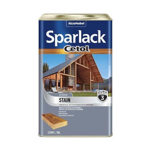 Verniz Stain Protetor Cetol Acetinado Natural 18l Sparlack Coral - Imagem principal - 2269575b-7c51-4655-9e56-5245cbb83330