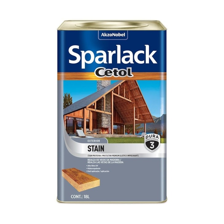 Verniz Stain Protetor Cetol Acetinado Natural 18l Sparlack Coral